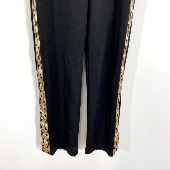 Nike XS Black Gold Side Logo‎ Open Hem Pants Track Pants - Picture 4 of 14